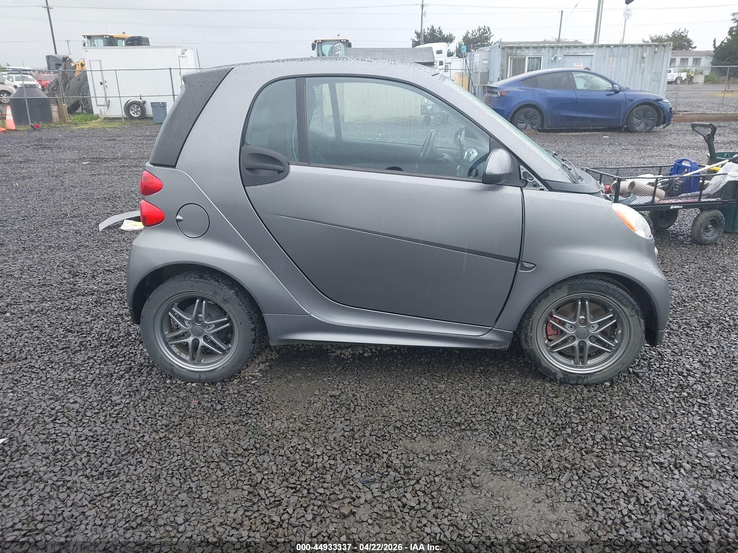 2014 Smart Fortwo Passion Gray vin: WMEEJ3BA5EK783016