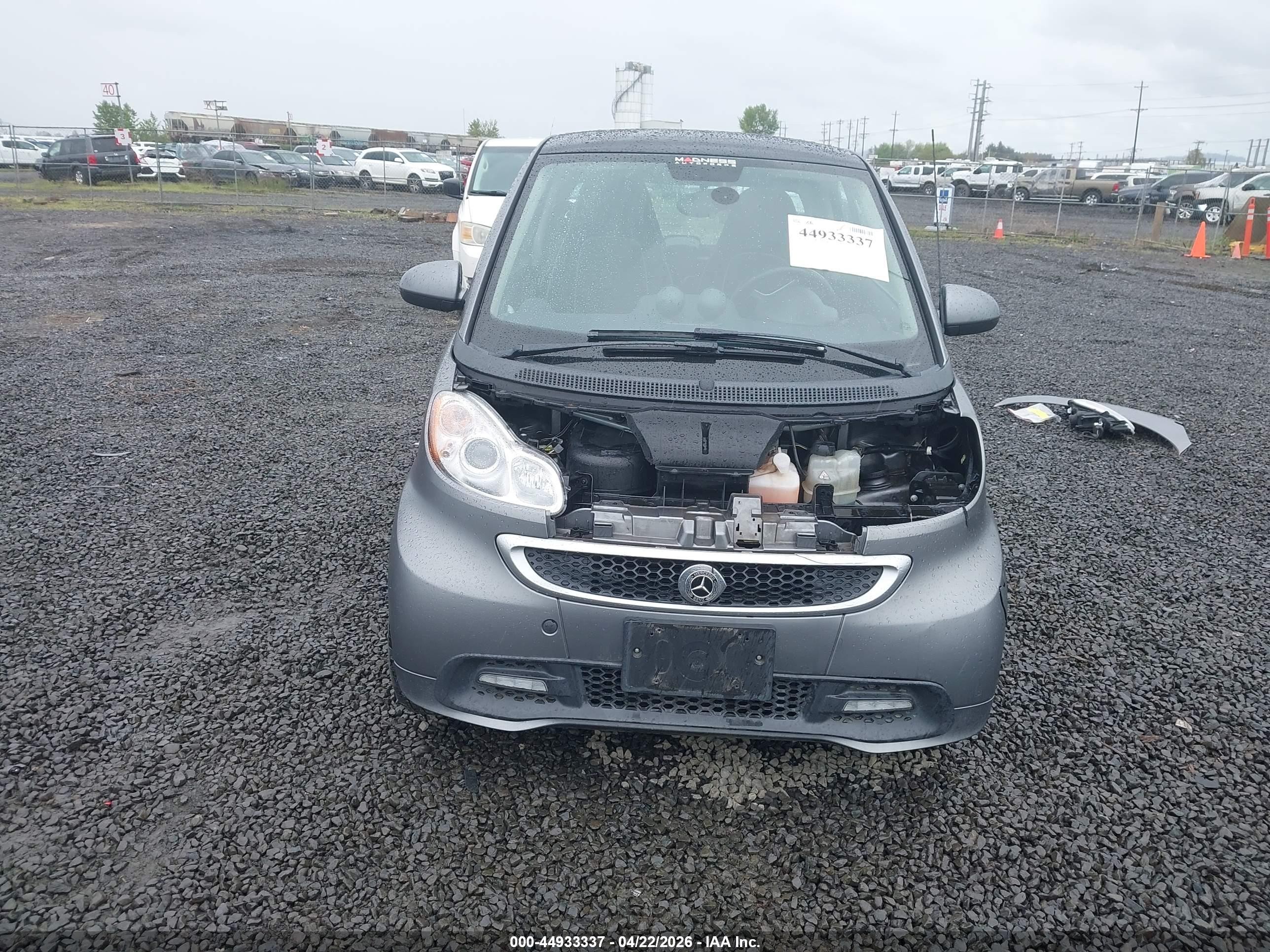 2014 Smart Fortwo Passion Gray vin: WMEEJ3BA5EK783016