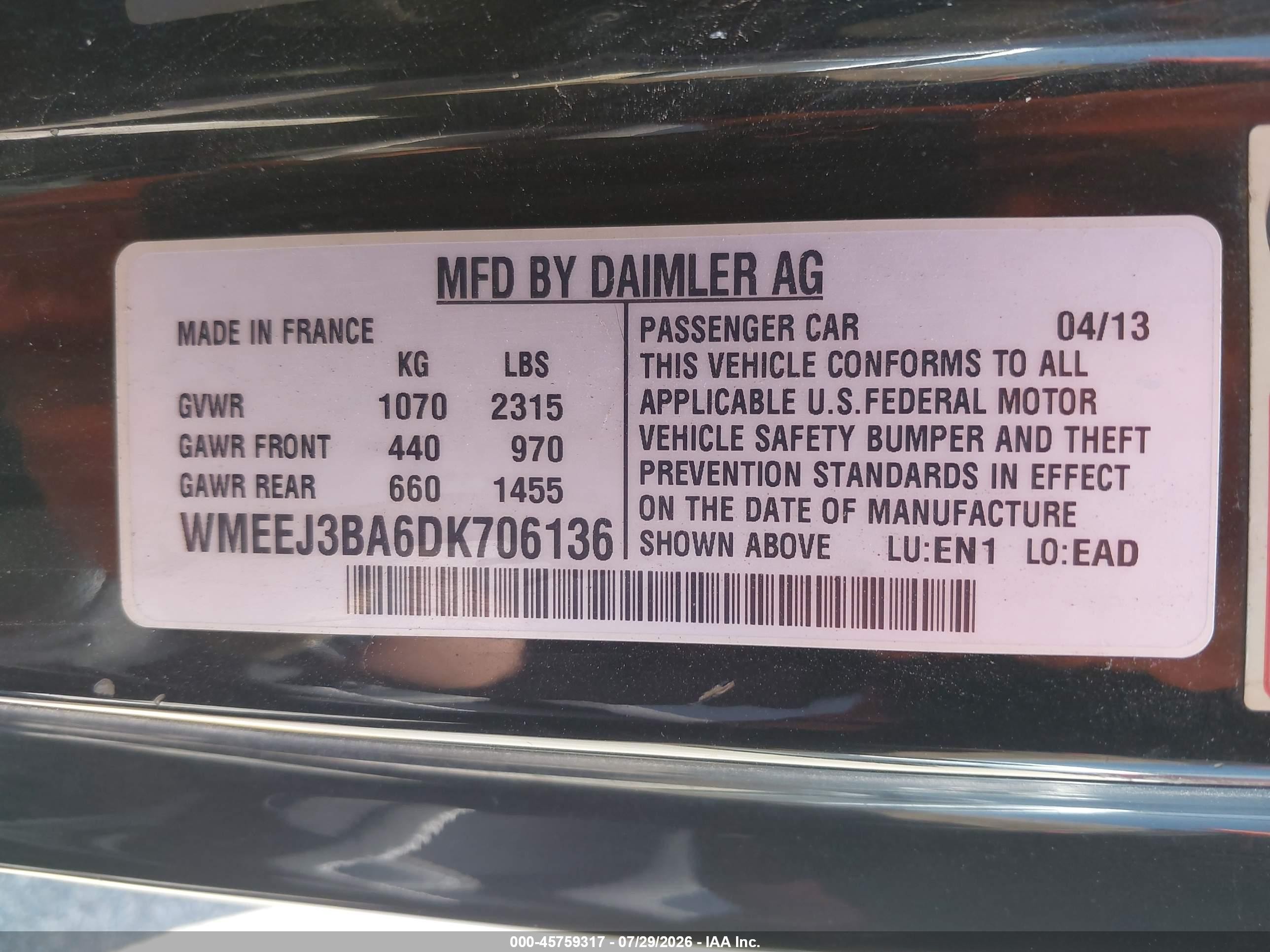 2013 Smart Fortwo Pure Silver vin: WMEEJ3BA6DK706136