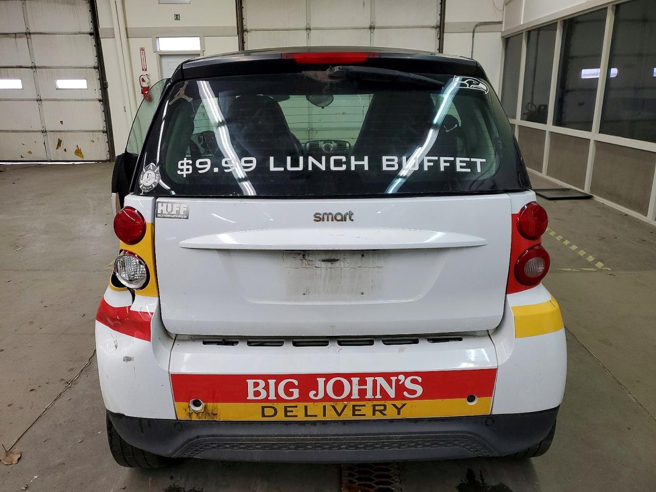 2014 Smart Fortwo Pure White vin: WMEEJ3BA8EK776688