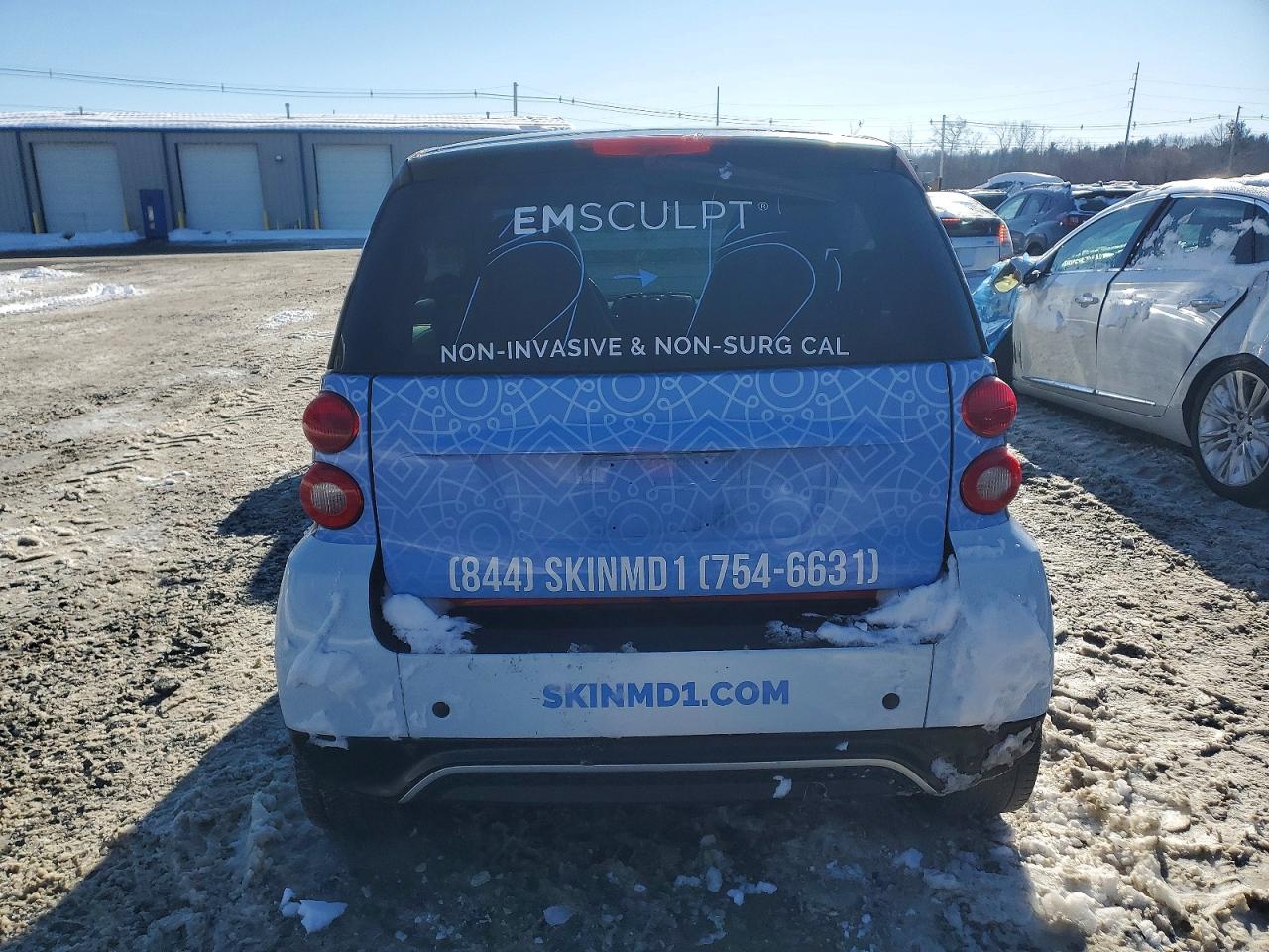 2013 Smart Fortwo Pure Two Tone vin: WMEEJ3BA9DK615233