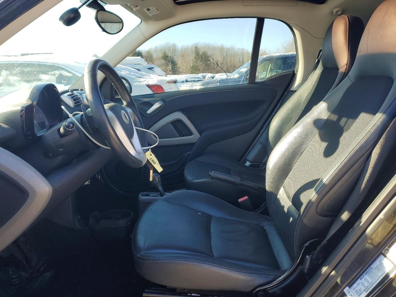 2013 Smart Fortwo Pure Two Tone vin: WMEEJ3BA9DK615233