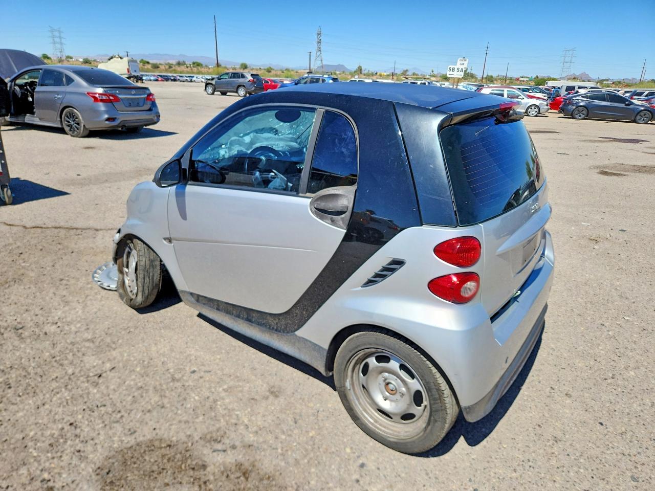 2015 Smart Fortwo Pure Silver vin: WMEEJ3BA9FK795641