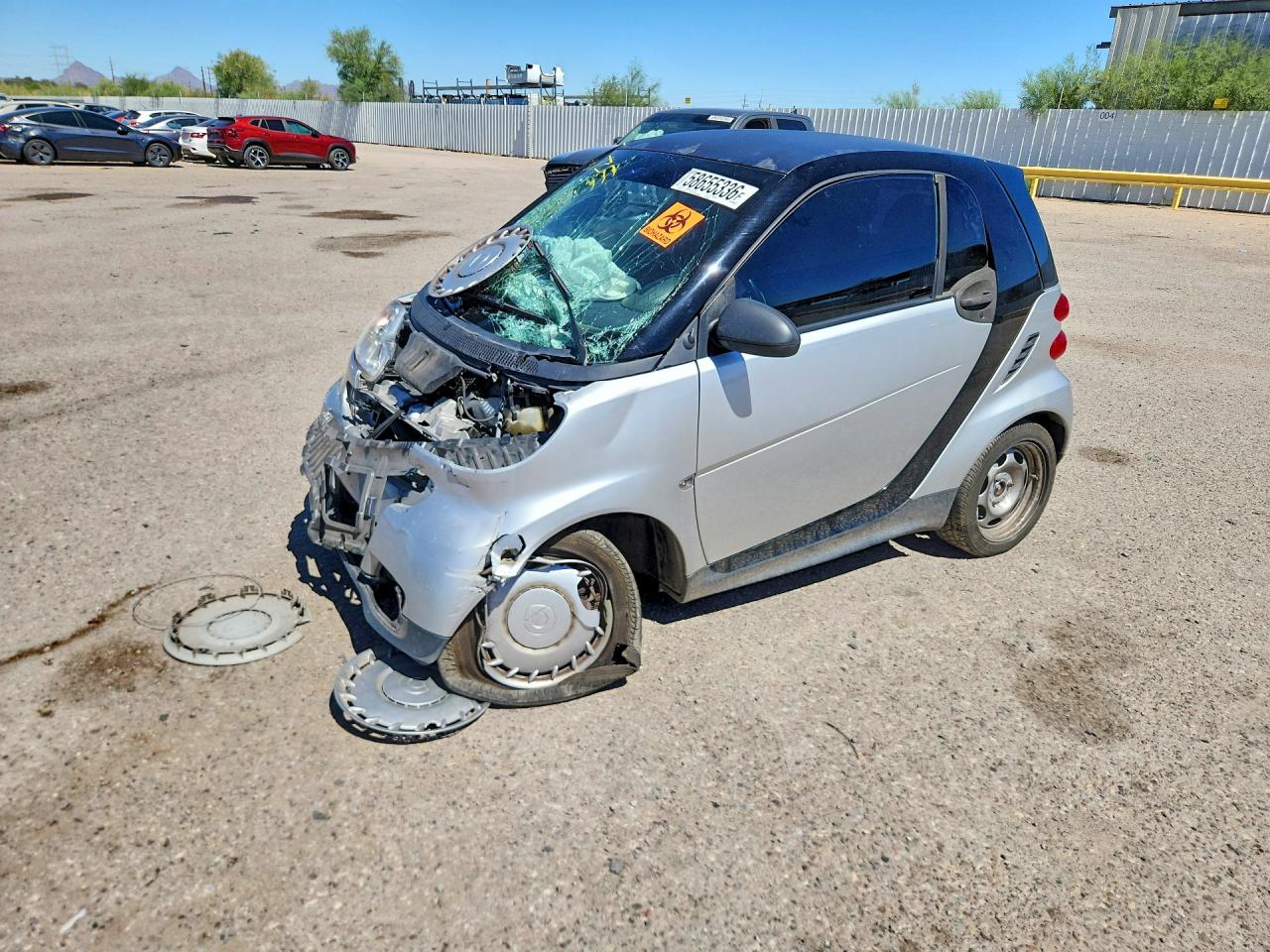 2015 Smart Fortwo Pure Silver vin: WMEEJ3BA9FK795641