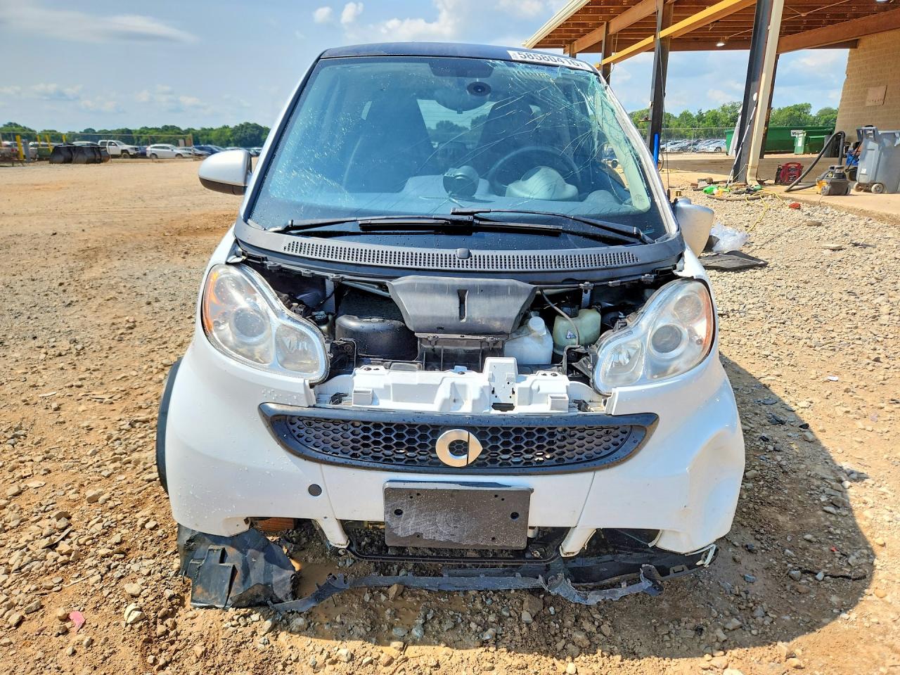 2014 Smart Fortwo Pure Белый vin: WMEEJ3BAXEK734166