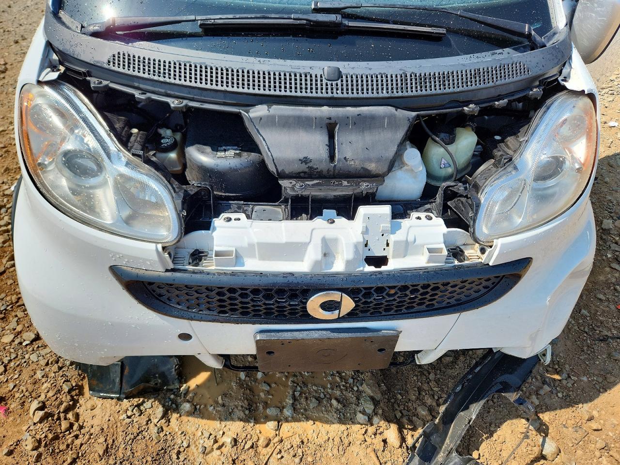 2014 Smart Fortwo Pure Белый vin: WMEEJ3BAXEK734166