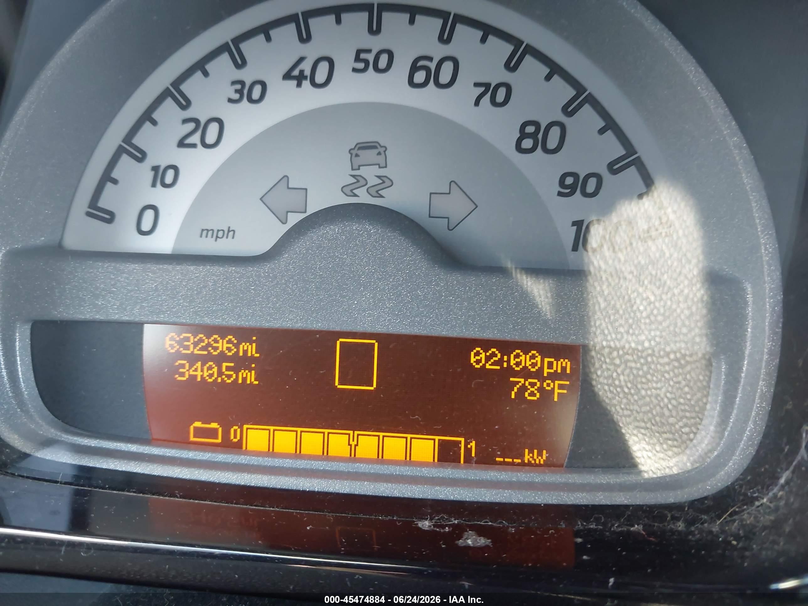 2013 Smart Fortwo Electric Drive Passion Brown vin: WMEEJ9AA1DK708624