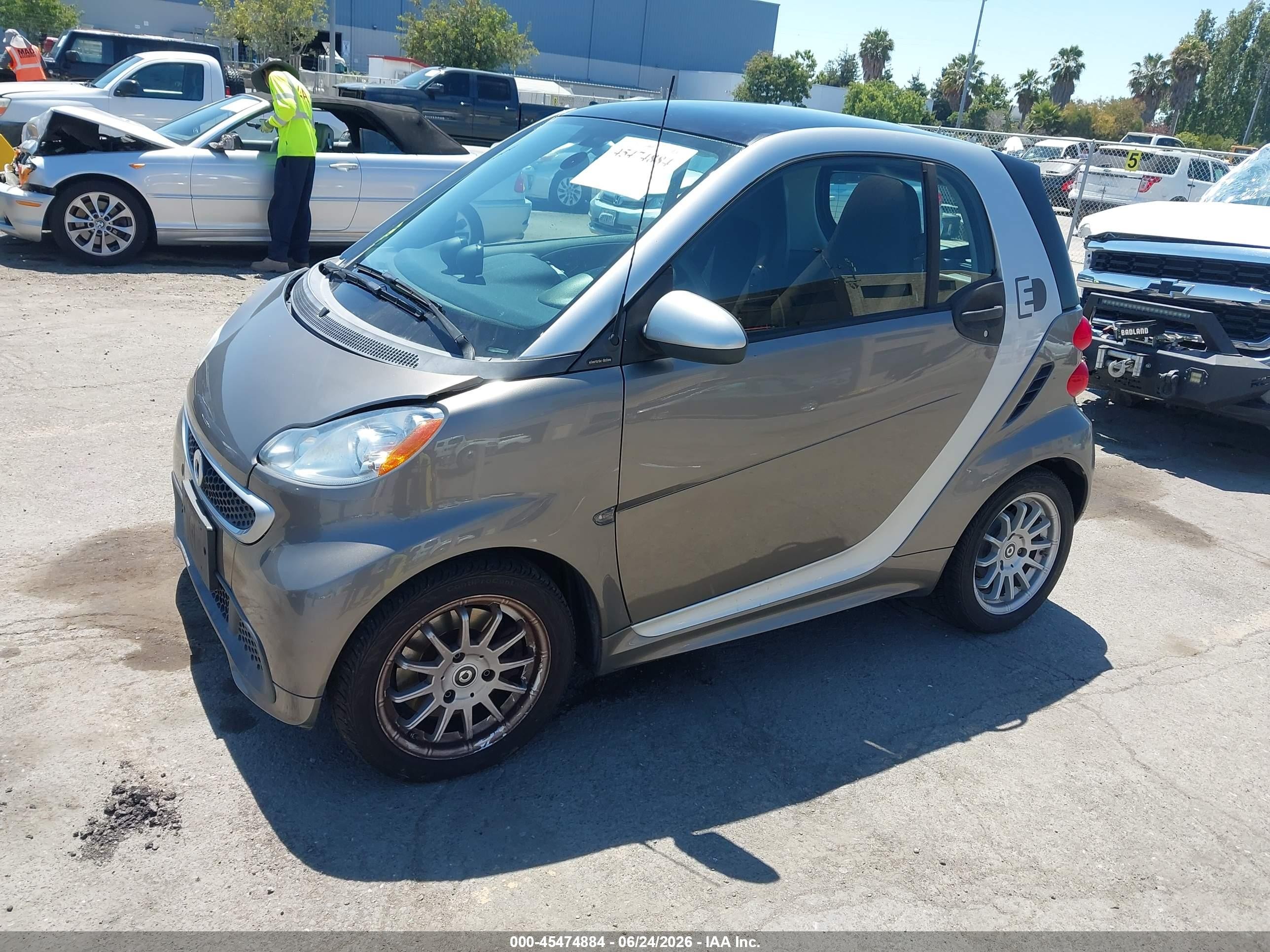 2013 Smart Fortwo Electric Drive Passion Brown vin: WMEEJ9AA1DK708624