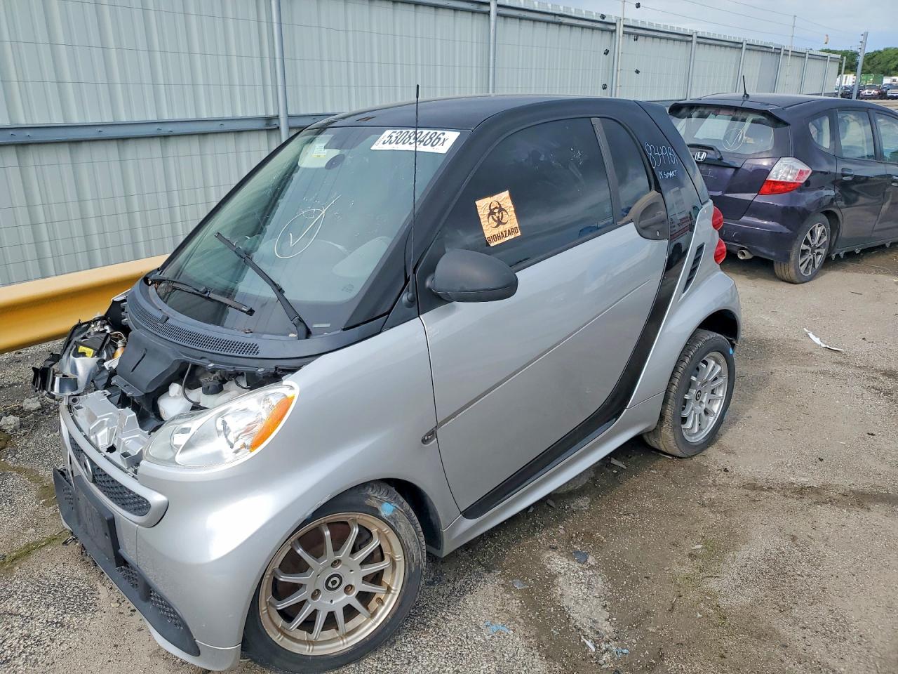 2014 Smart Fortwo Gray vin: WMEEJ9AA7EK736218