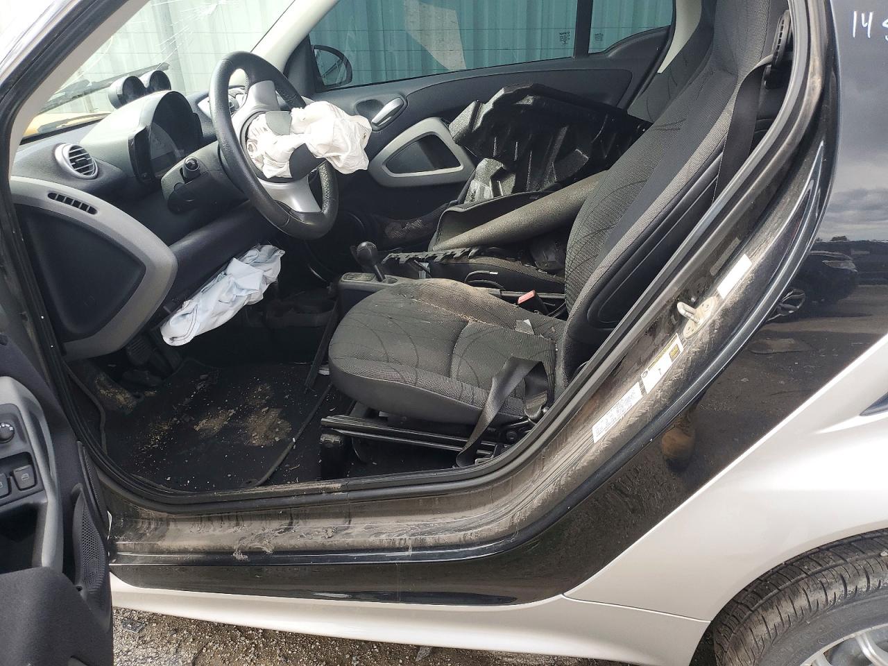 2014 Smart Fortwo Gray vin: WMEEJ9AA7EK736218