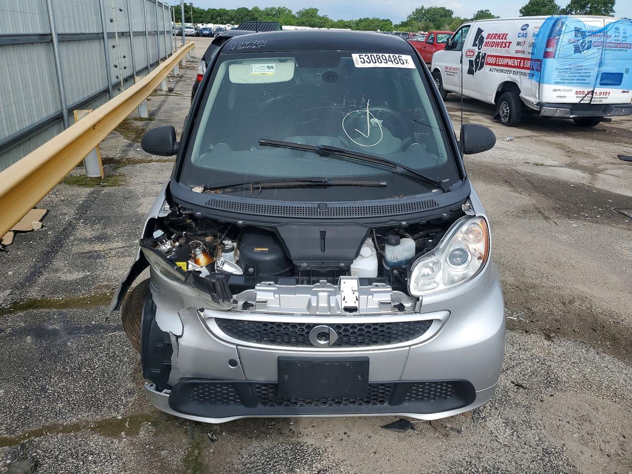 2014 Smart Fortwo Gray vin: WMEEJ9AA7EK736218