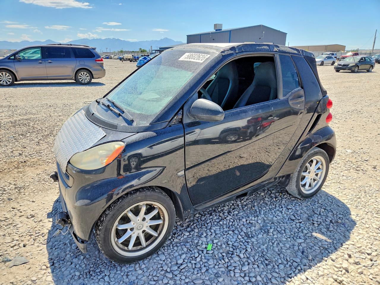 2008 Smart Fortwo Passion Черный vin: WMEEK31X18K097286