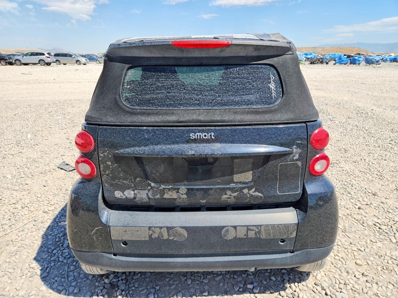 2008 Smart Fortwo Passion Black vin: WMEEK31X18K097286