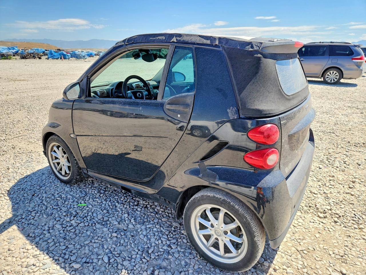 2008 Smart Fortwo Passion Black vin: WMEEK31X18K097286