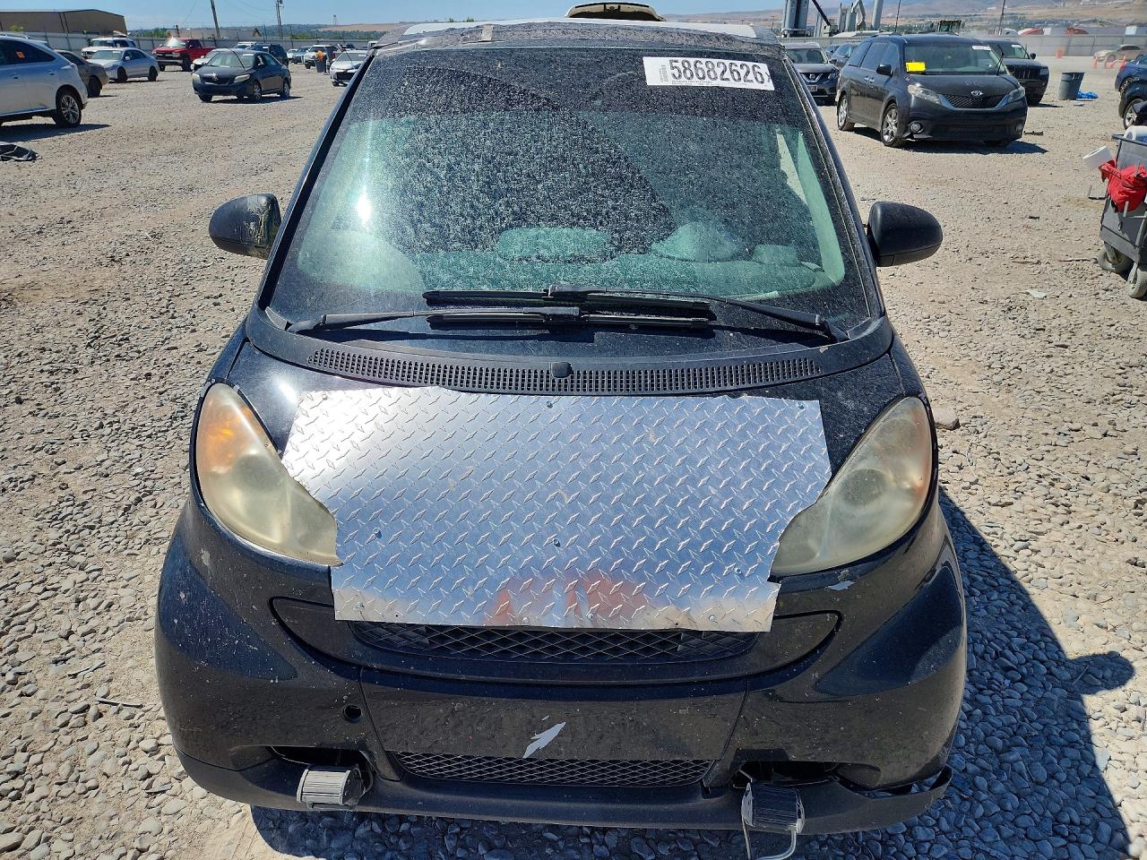2008 Smart Fortwo Passion Black vin: WMEEK31X18K097286