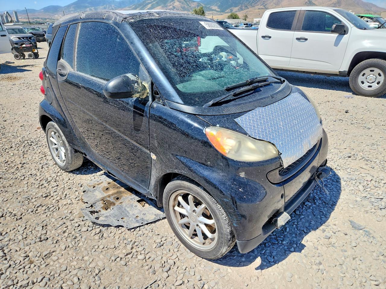 2008 Smart Fortwo Passion Black vin: WMEEK31X18K097286