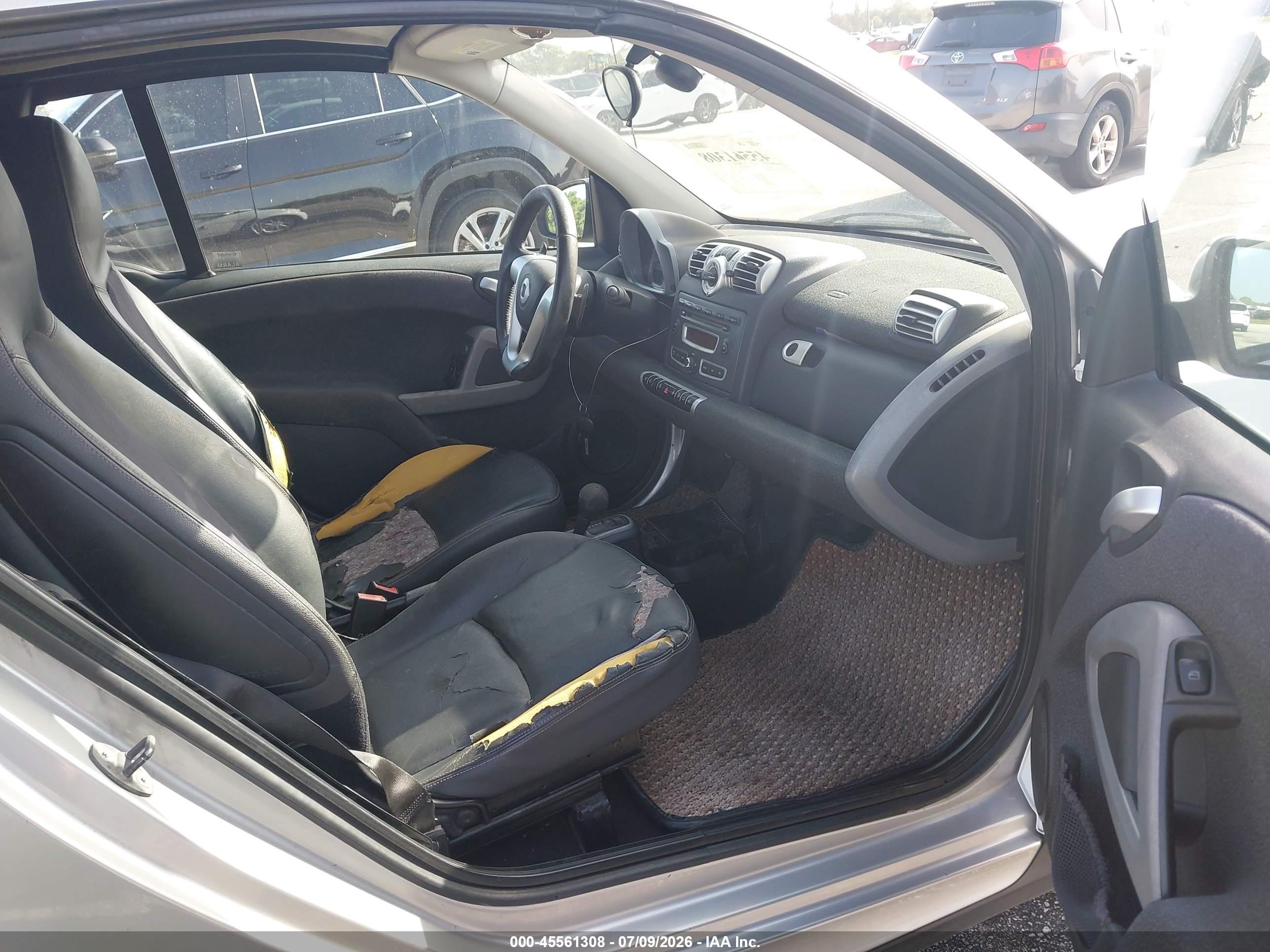 2009 Smart Fortwo Brabus/passion Белый vin: WMEEK31X19K218111