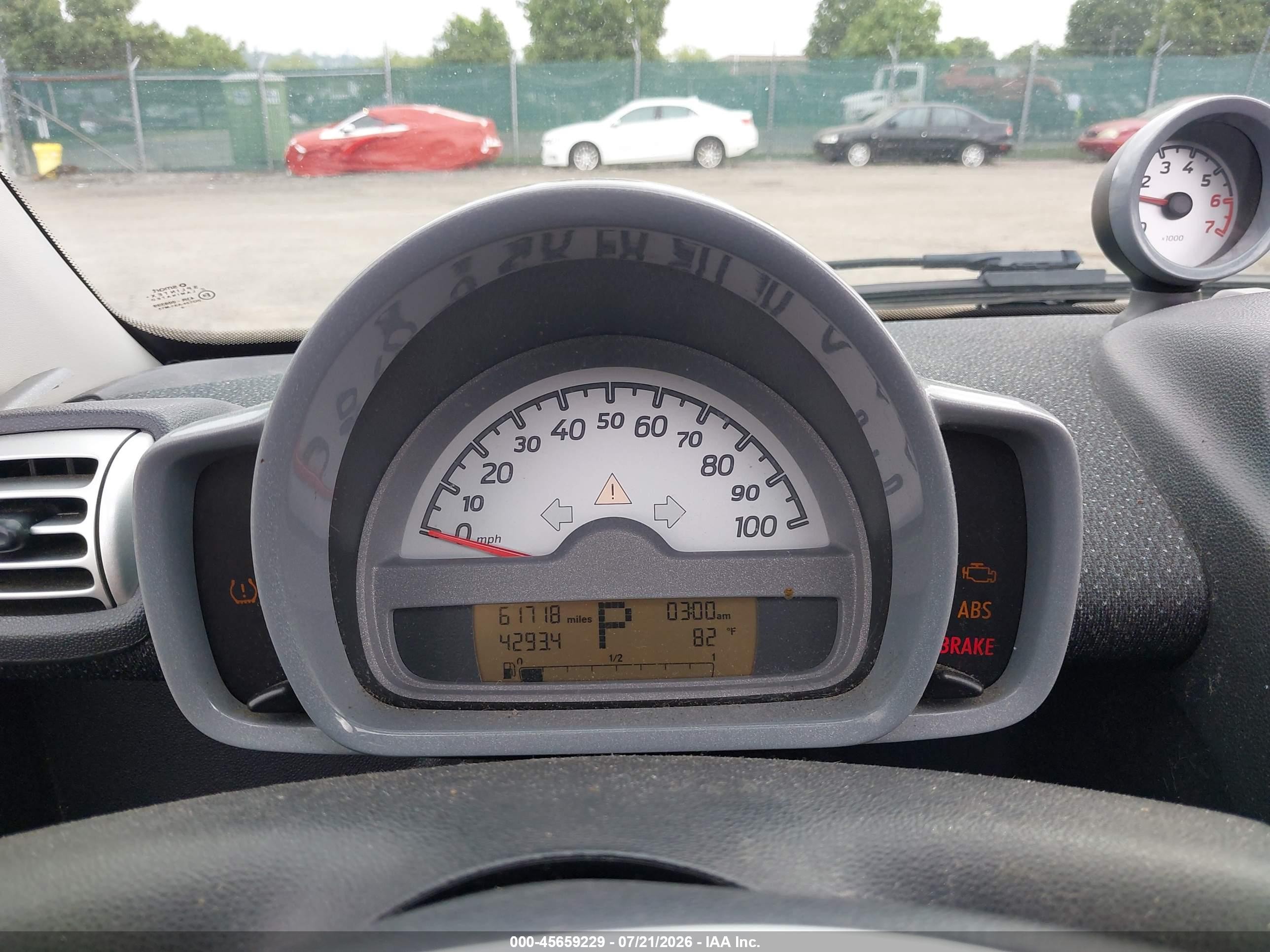 2008 Smart Fortwo Passion Silver vin: WMEEK31X38K170058
