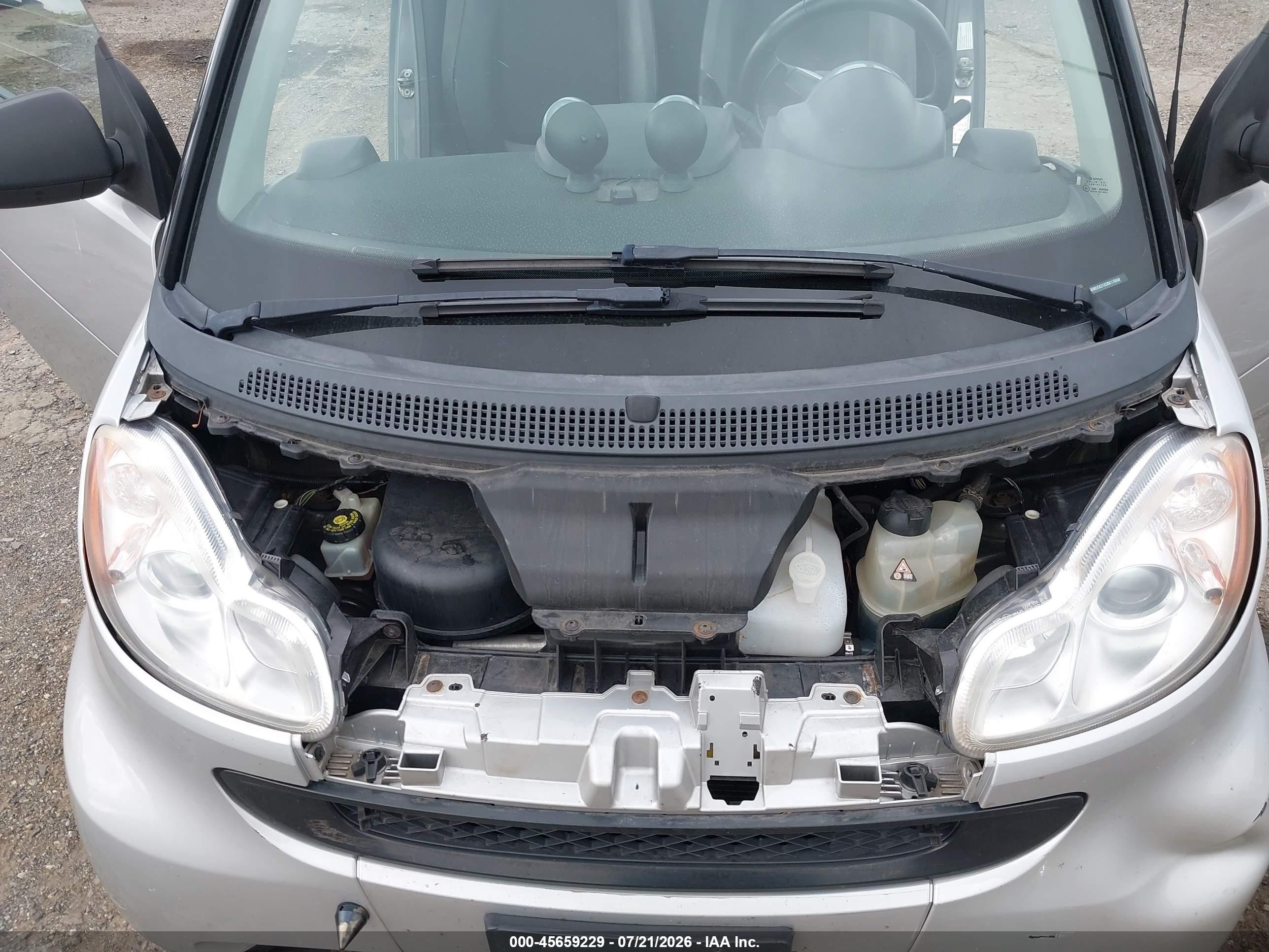 2008 Smart Fortwo Passion Silver vin: WMEEK31X38K170058