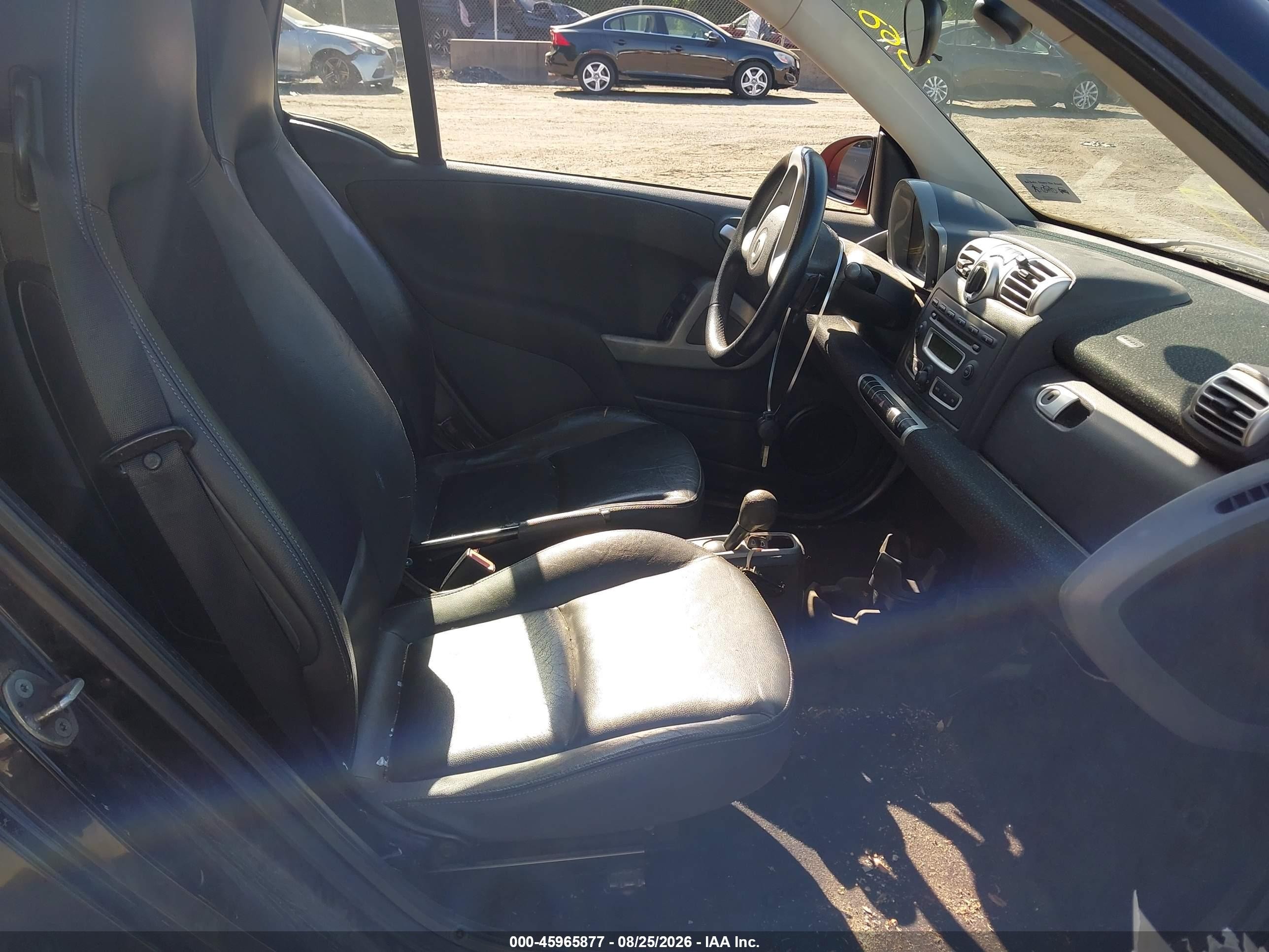 2008 Smart Fortwo Passion Оранжевый vin: WMEEK31X78K100319