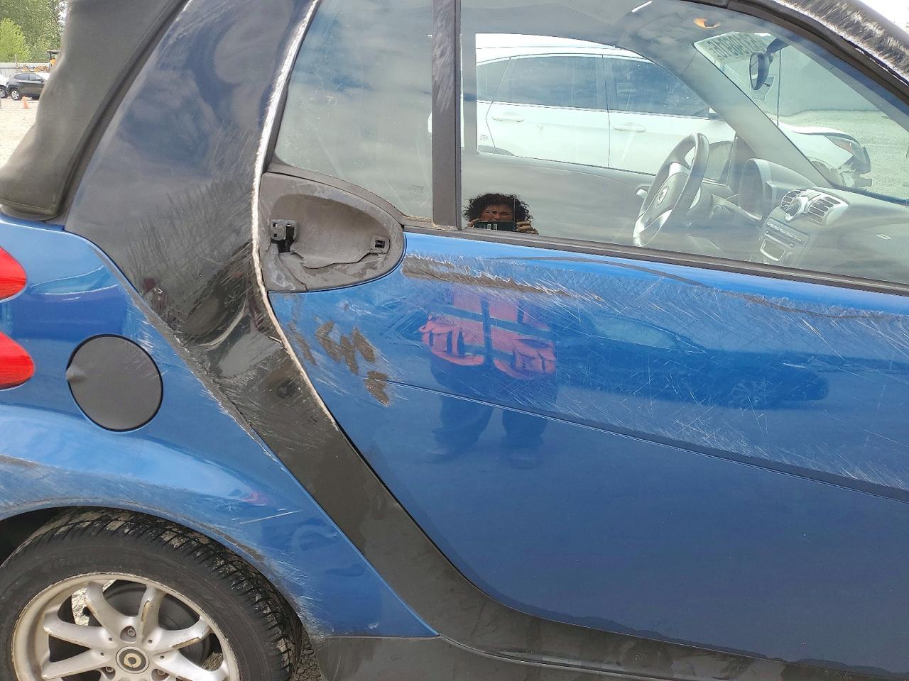 2009 Smart Fortwo Passion Синий vin: WMEEK31X79K210742