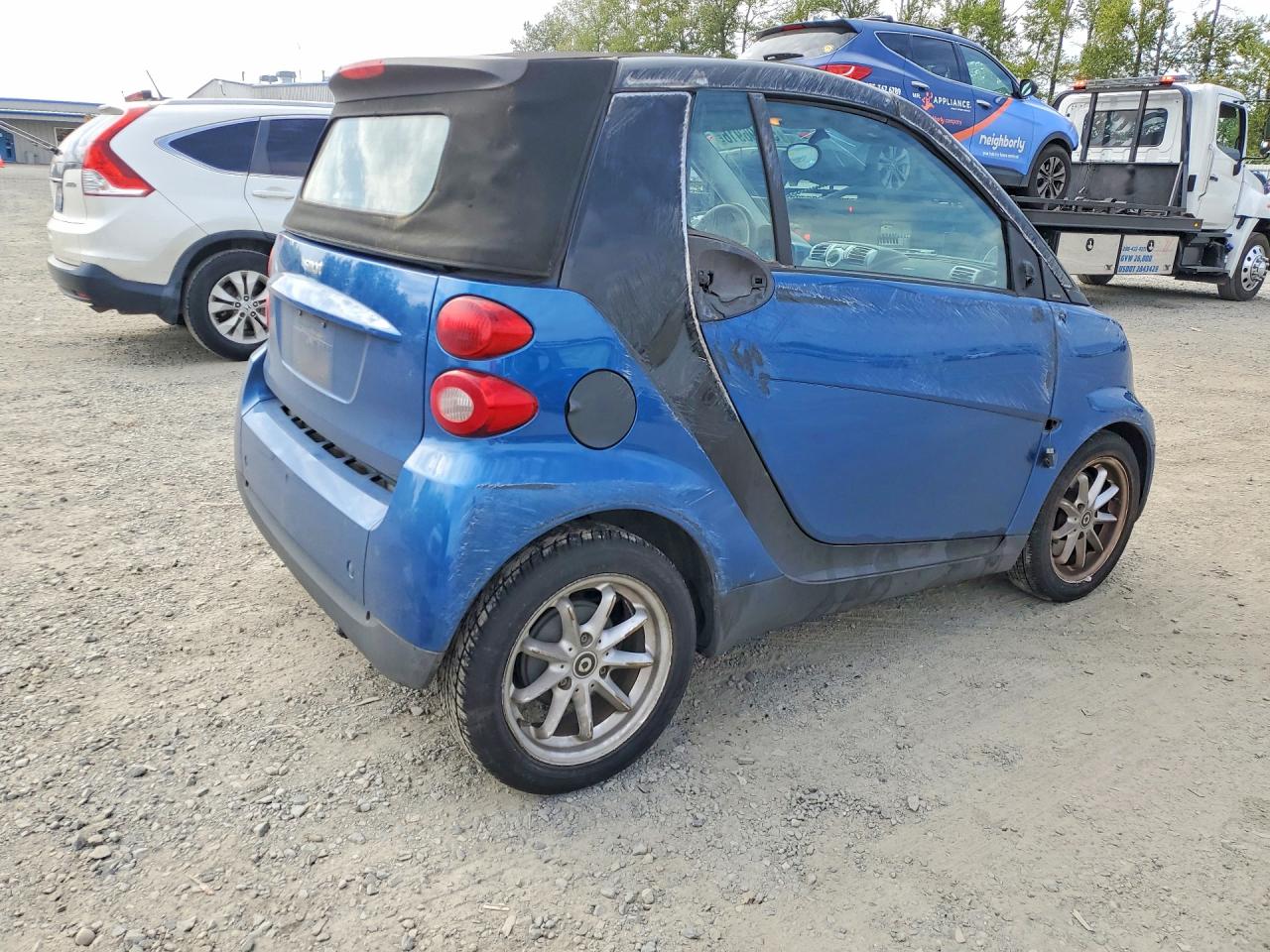 2009 Smart Fortwo Passion Синий vin: WMEEK31X79K210742