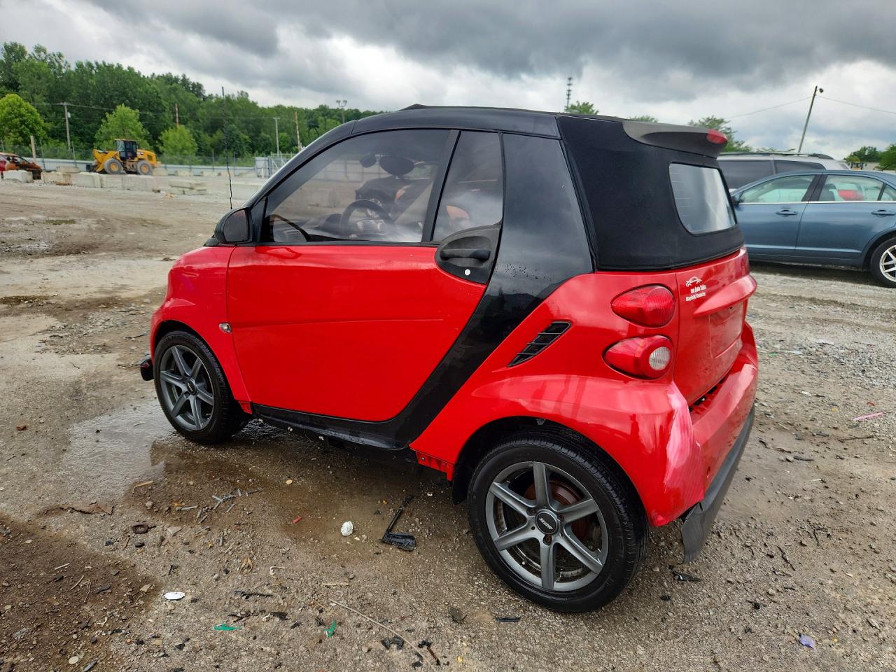 2009 Smart Fortwo Passion Red vin: WMEEK31X79K238198