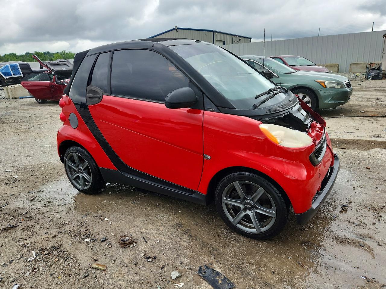2009 Smart Fortwo Passion Red vin: WMEEK31X79K238198