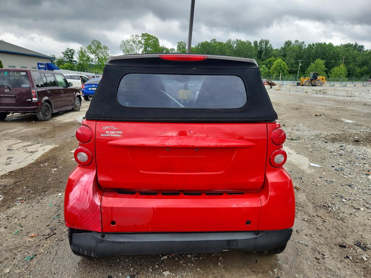 2009 Smart Fortwo Passion Red vin: WMEEK31X79K238198