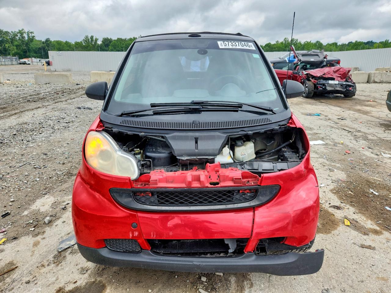 2009 Smart Fortwo Passion Red vin: WMEEK31X79K238198