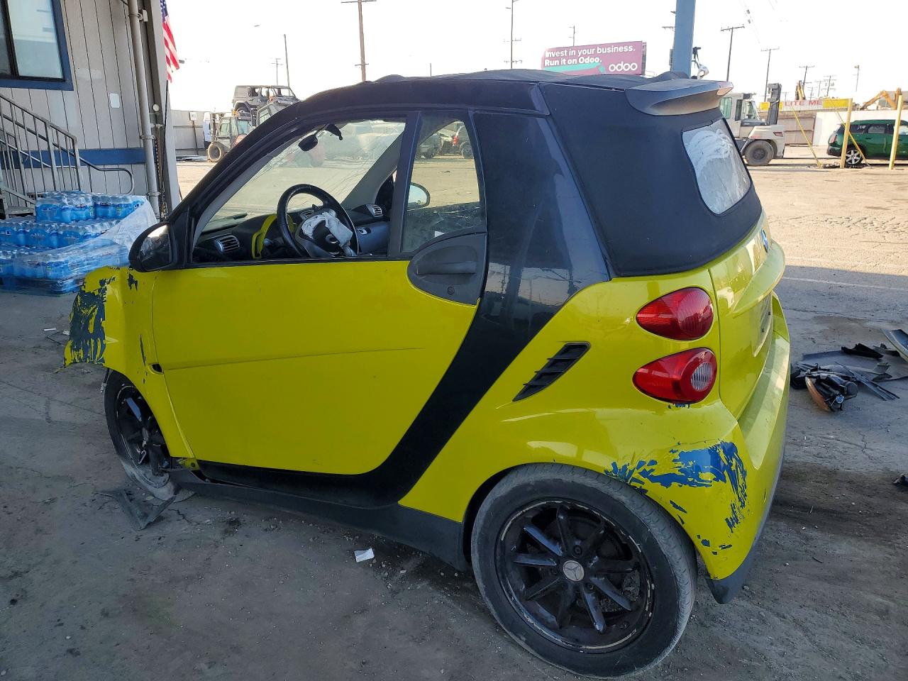 2008 Smart Fortwo Passion Yellow vin: WMEEK31X98K169545