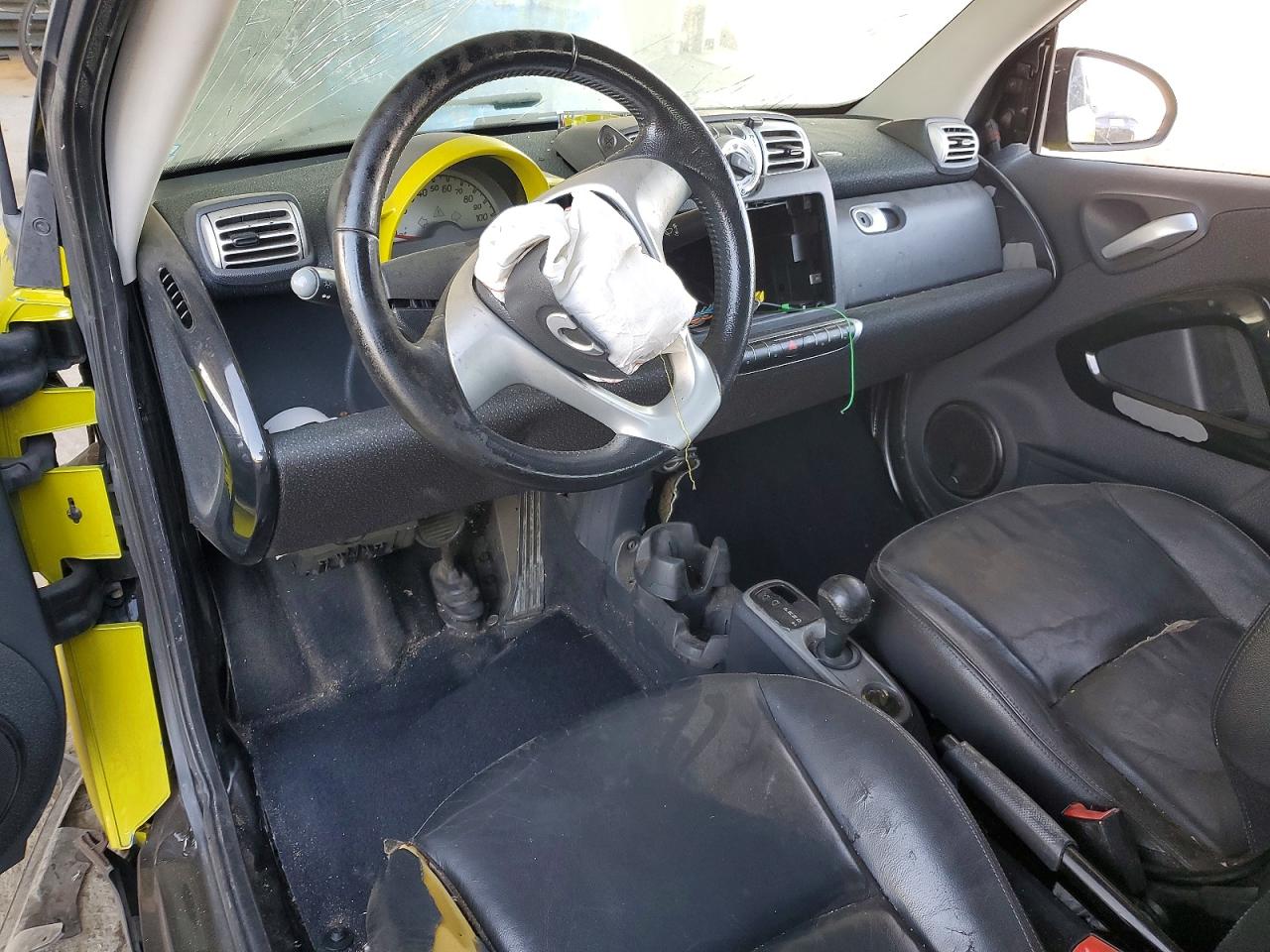 2008 Smart Fortwo Passion Yellow vin: WMEEK31X98K169545