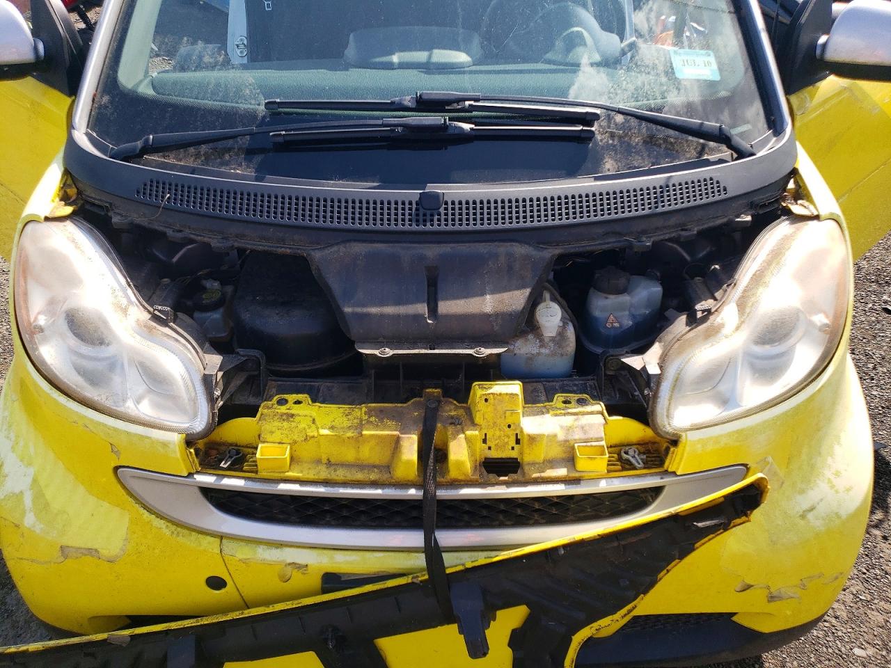 2008 Smart Fortwo Passion Yellow vin: WMEEK31X98K175524