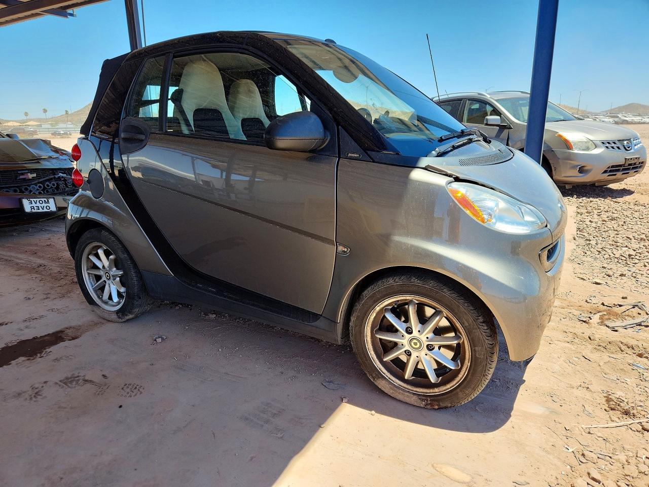 2010 Smart Fortwo Passion Gray vin: WMEEK3BA1AK344810