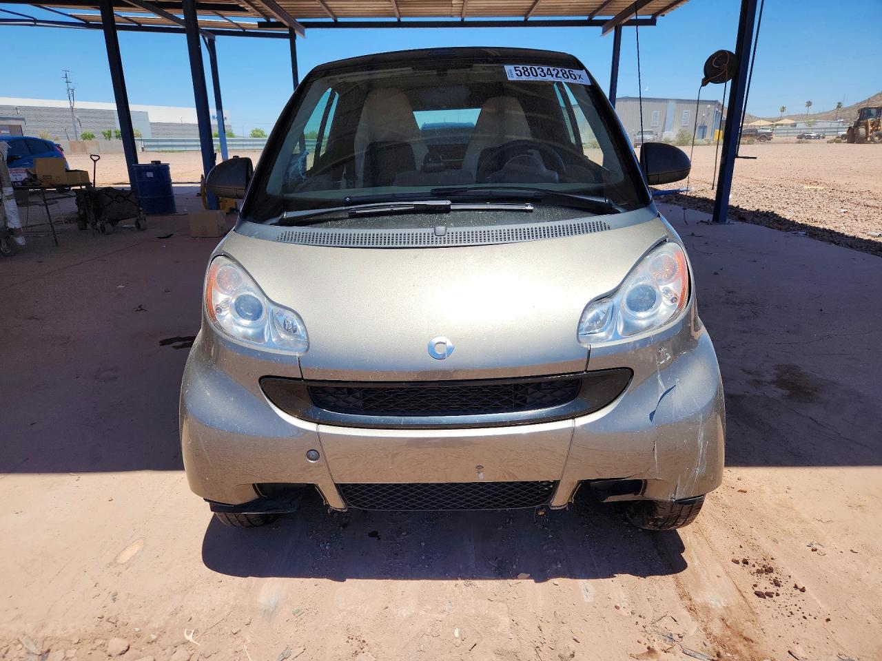 2010 Smart Fortwo Passion Gray vin: WMEEK3BA1AK344810