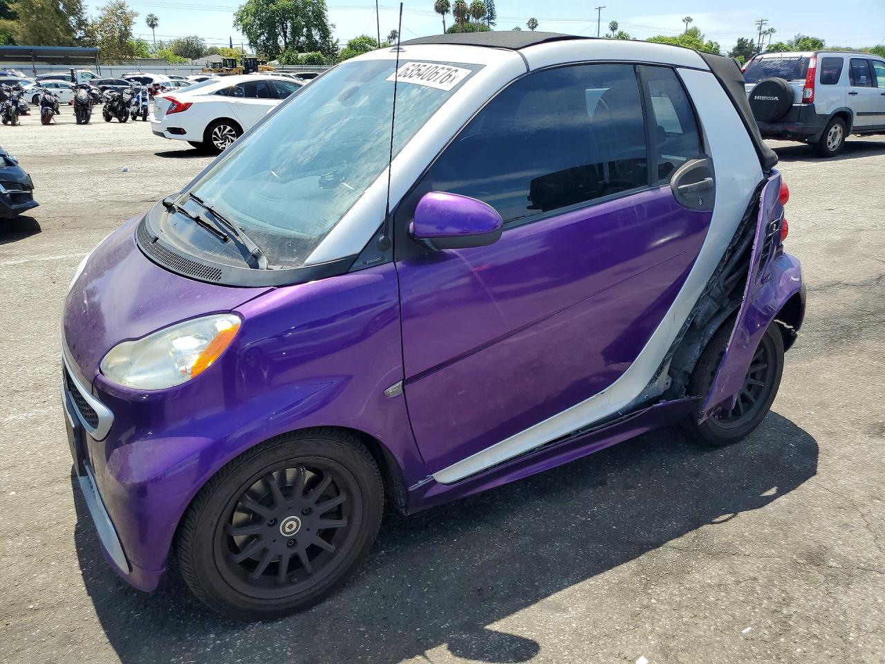 2013 Smart Fortwo Passion Purple vin: WMEEK3BA4DK596121