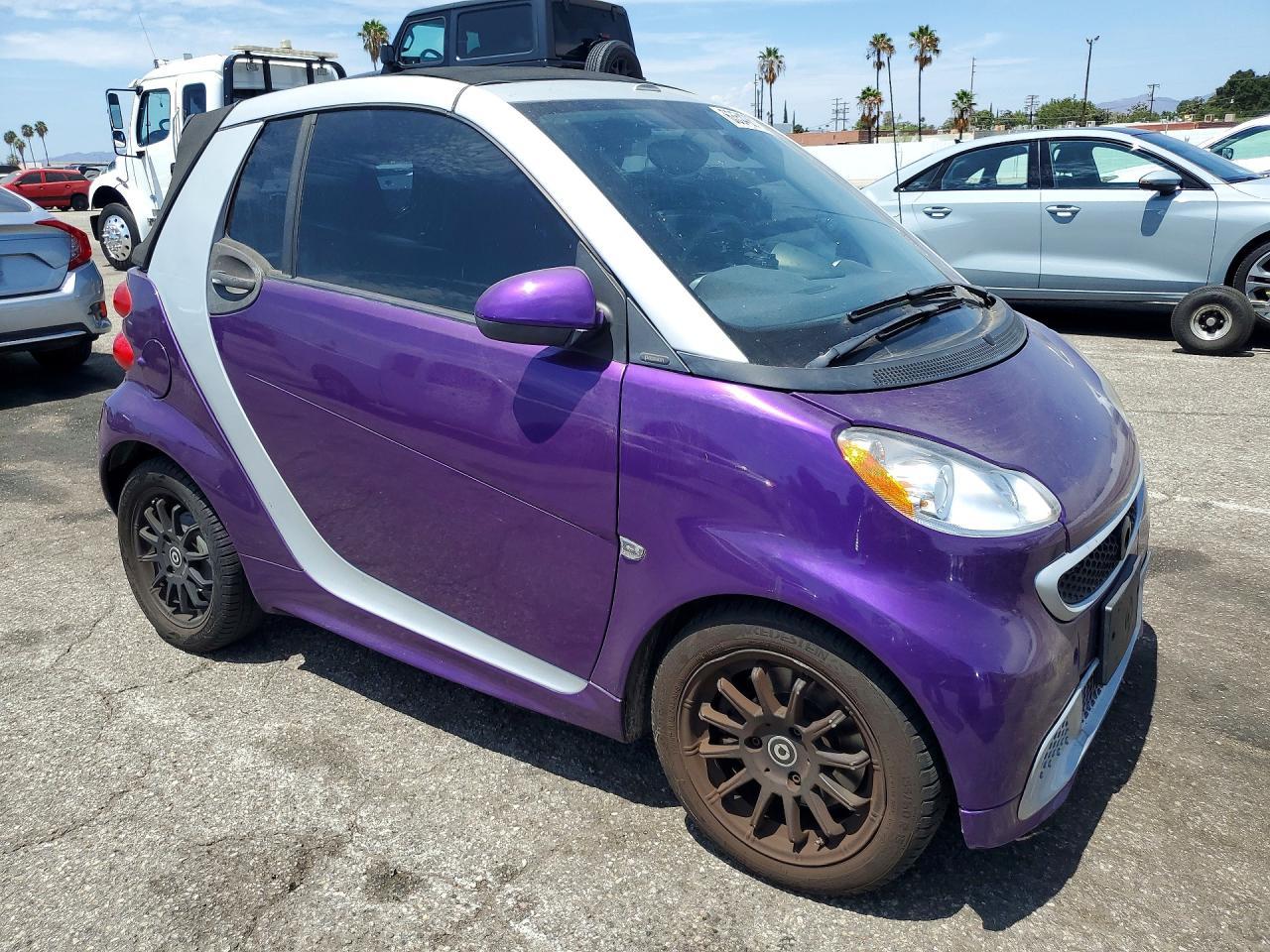 2013 Smart Fortwo Passion Purple vin: WMEEK3BA4DK596121