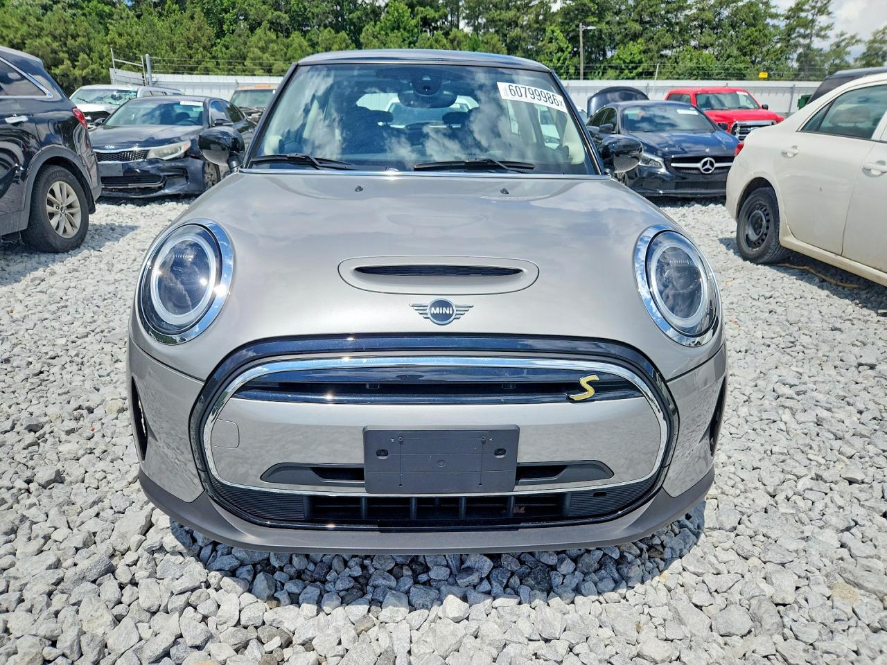 2024 Mini Cooper Se Silver vin: WMW13DJ0XR2V19217
