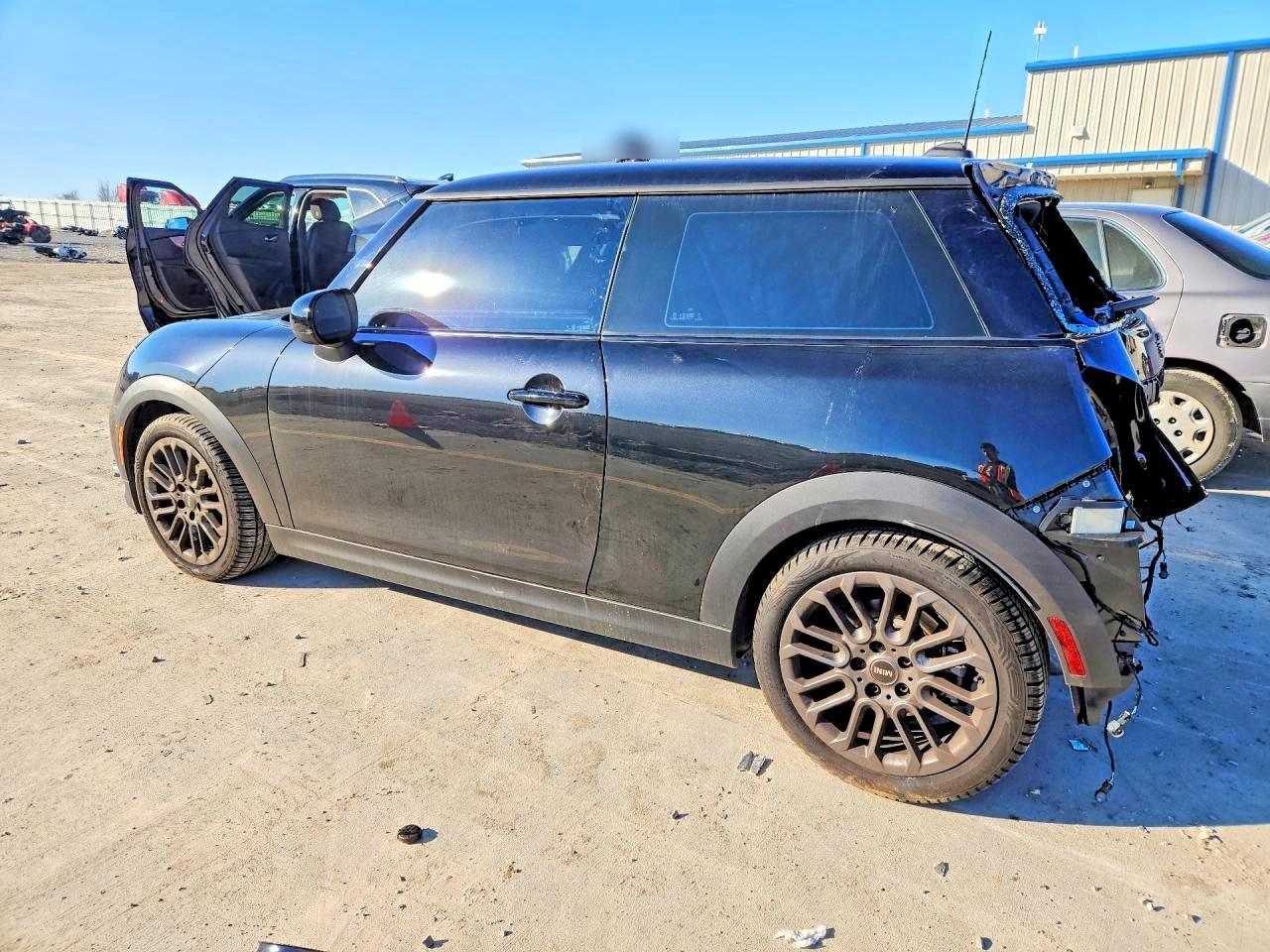 2025 Mini Cooper S Black vin: WMW23GD02S2W70169