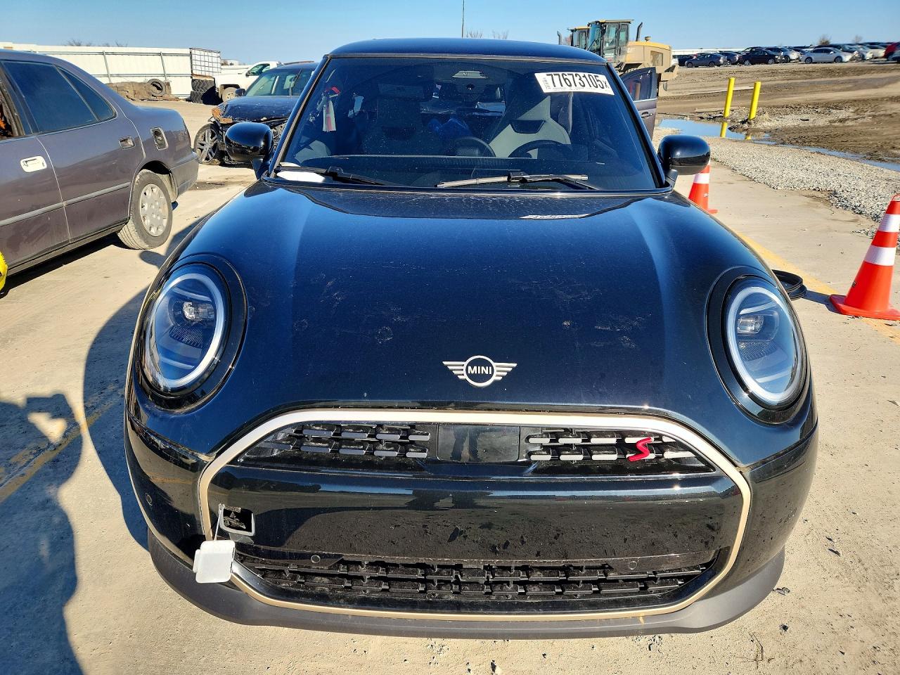 2025 Mini Cooper S Black vin: WMW23GD02S2W70169