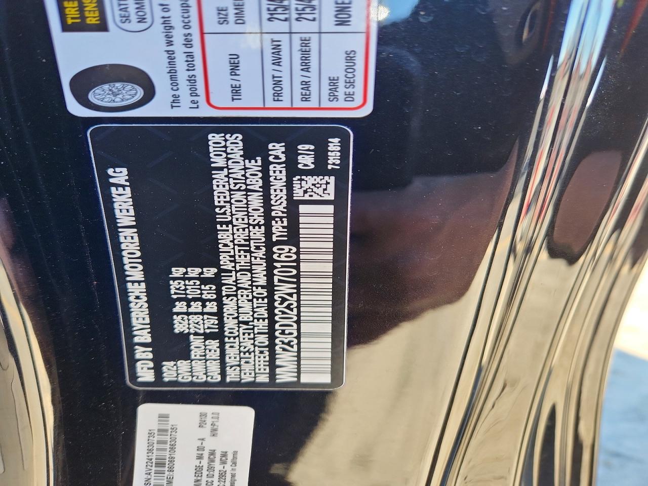 2025 Mini Cooper S Black vin: WMW23GD02S2W70169