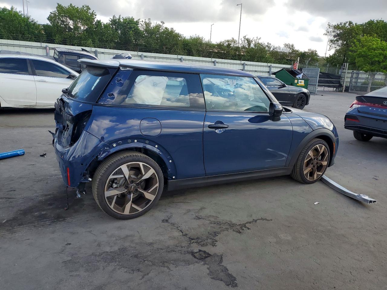 2026 Mini Cooper S Blue vin: WMW23GD06T2X74732