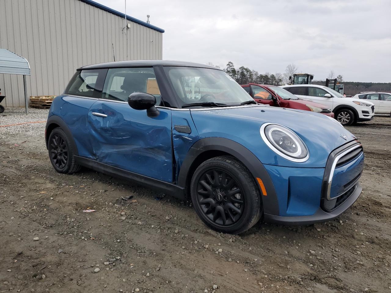 2023 Mini Cooper  Blue vin: WMW33DH07P2T77629