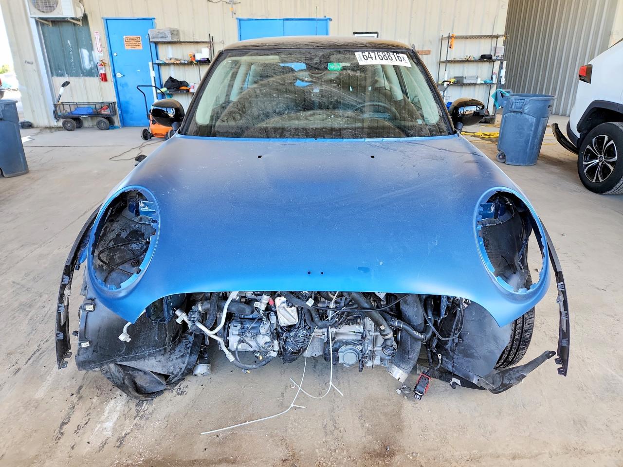 2023 Mini Cooper Blue vin: WMW33DH07P2T77629
