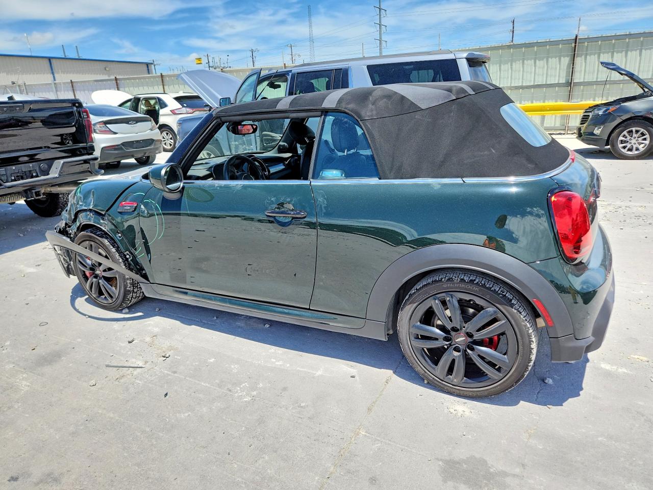 2022 Mini Cooper John Cooper Works Green vin: WMW63DL06N3P16361
