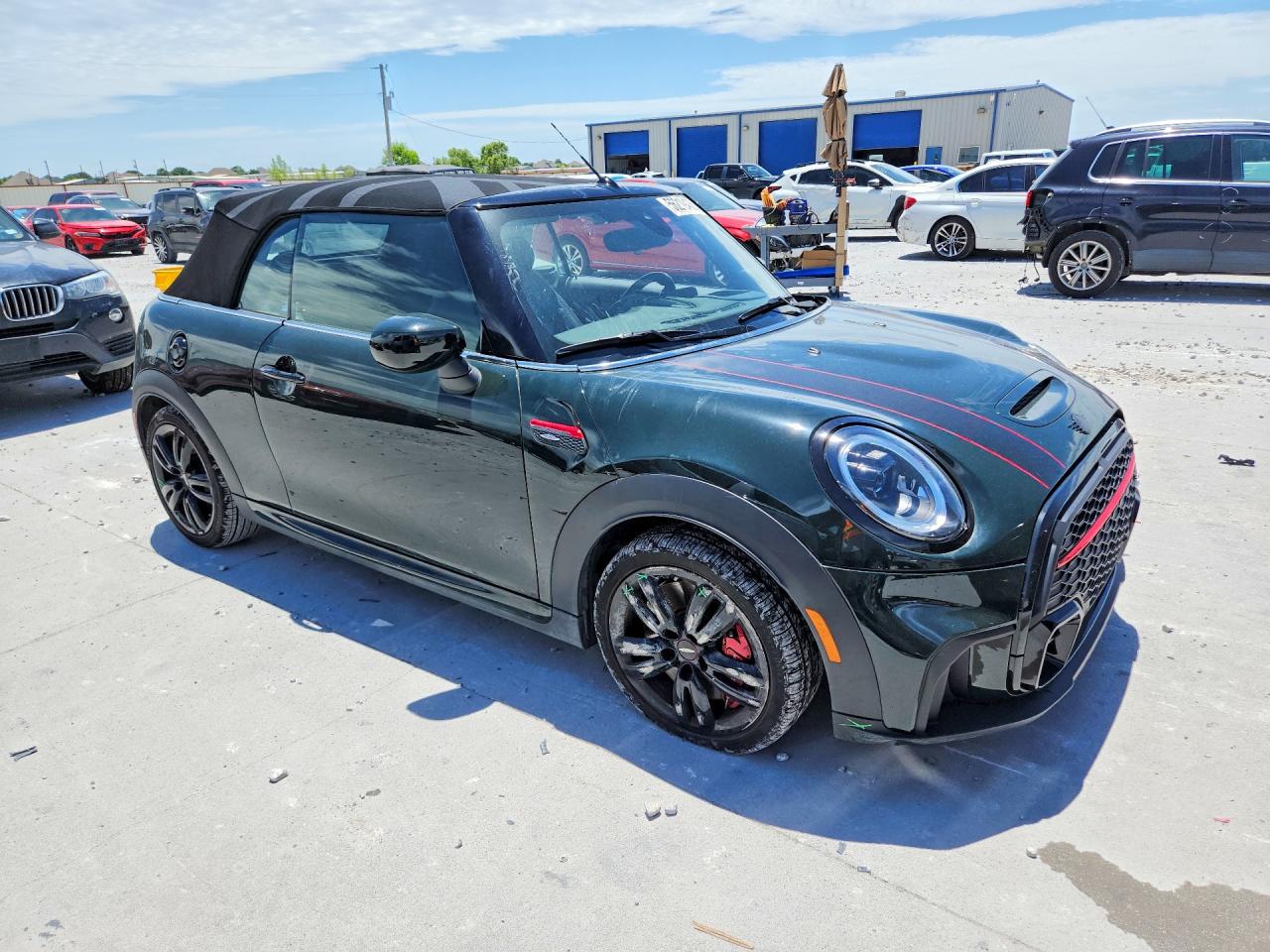 2022 Mini Cooper John Cooper Works Green vin: WMW63DL06N3P16361