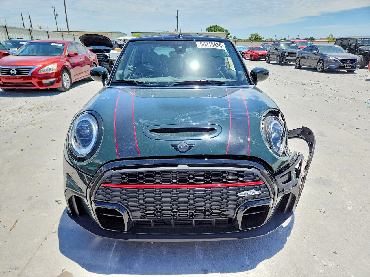 2022 Mini Cooper John Cooper Works Green vin: WMW63DL06N3P16361
