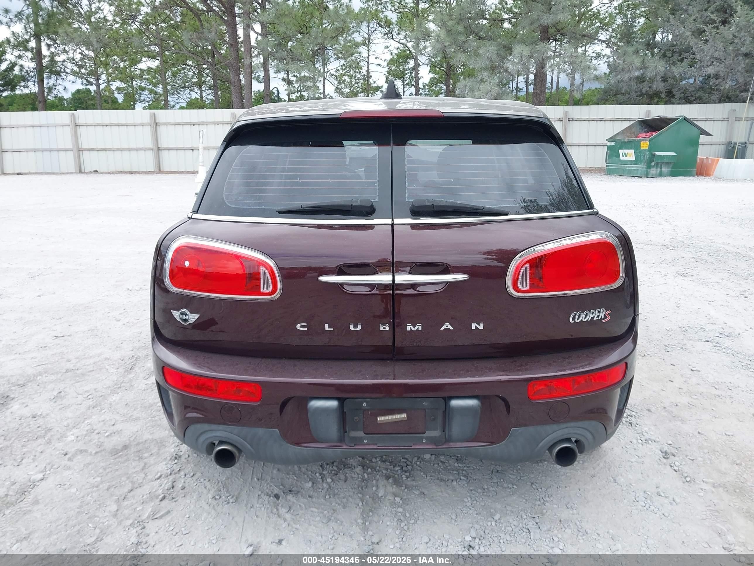 2017 Mini Clubman Cooper S Purple vin: WMWLN9C53H2E48968