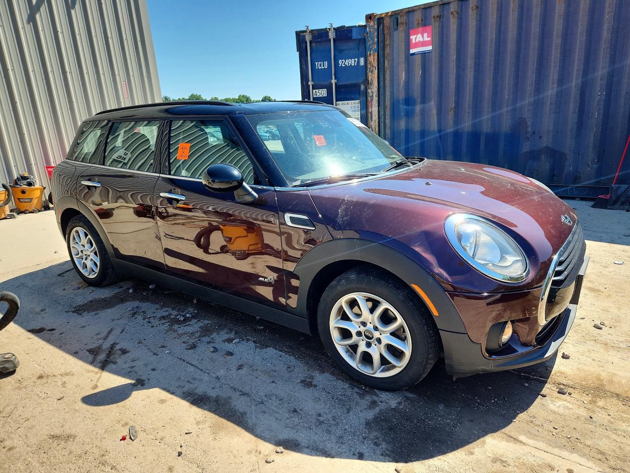 2017 Mini Cooper Clubman All4 Maroon vin: WMWLU1C56H2F28110