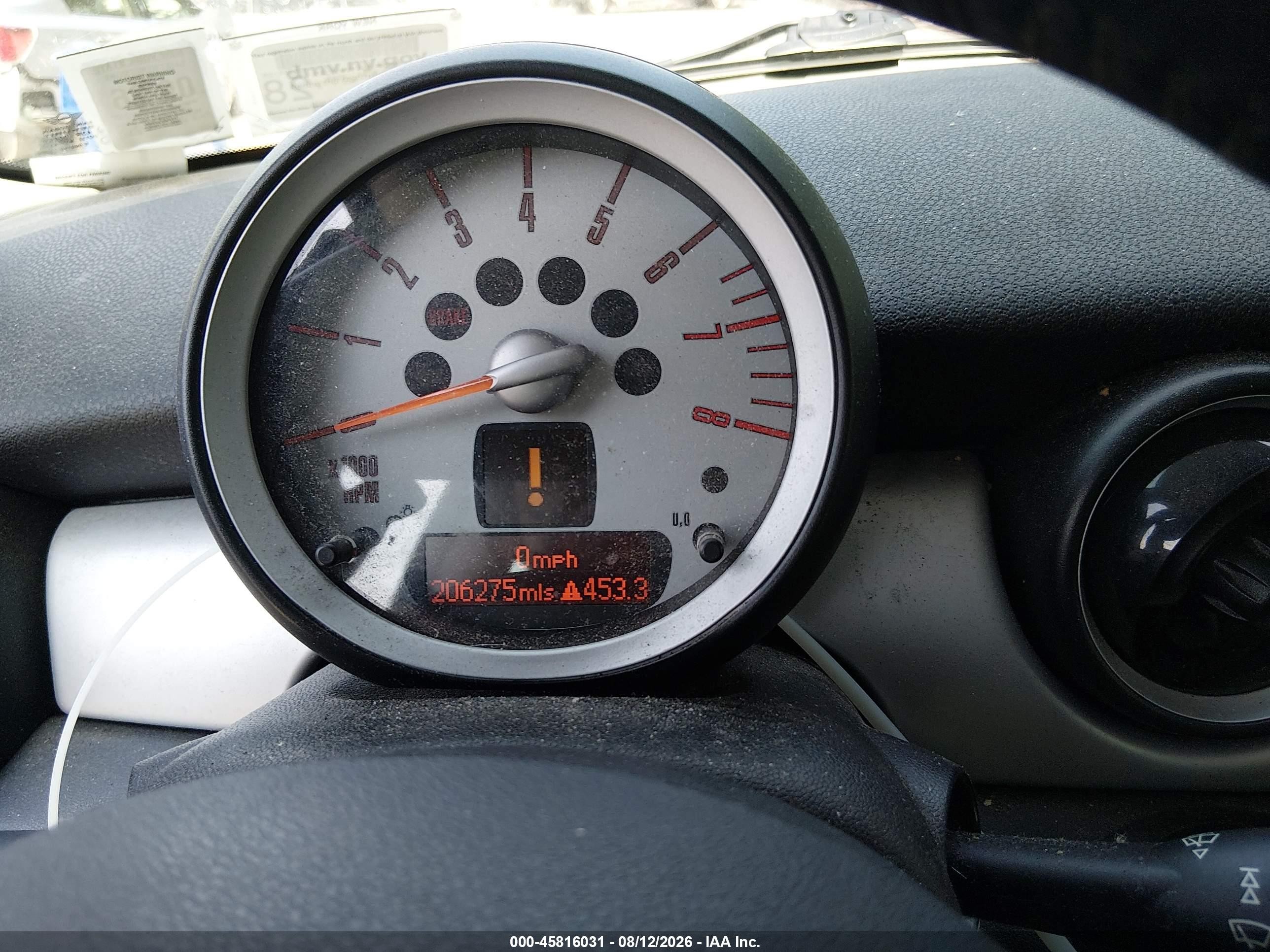 2009 Mini Cooper   Gray vin: WMWMF33519TU75187